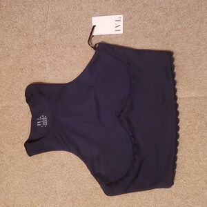 NWT IVL Scallop Corset Tank